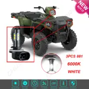 3x LED Headlight Bulbs For Polaris Sportsman 500 550 570 600 700 800 850 XP New