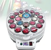 Billiard Cleaning Machine, Pool Ball Polishing Cleaning Machine, 16 Balls Snooker Clean Bulletproof Ballistic, Pool Ball Cleaner Suitable for Billiards Ball Set Snooker Ball Set