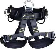 Half body safety belt for tree climbing,caving,rappeling,safety rope belt,adjustable safety harness with waist pad,waist protection,fall arrest safety harness