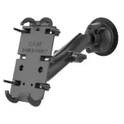 RAM Twist-Lock Suction Cup Long Mount with Spring Loaded Quick-Grip XL Holder