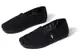 全新美國網站購入～TOMS黑色蕾絲花邊懶人平底休閒鞋。6.5號