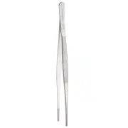 Stainless Steel Tweezers 9.8" Long Handle Straight Tip Tweezers, Silver
