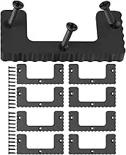 For Milwaukee Packout Cleats, 8PCS Cleat 'n' Feet Cleats Compatible with Milwaukee Packout System, MountTool Box Storage System Anywhere (Black)