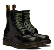 Dr. Marten 1460 The Clash Green Black Boots LIMITED EDITION NIB Size 7 Women