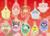 在飛比找樂天市場購物網優惠-Sanrio MX聖誕限定版造型吊鍊，包包掛飾/鑰匙圈/吊飾