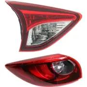 Tail Light Set For 2016 Mazda CX-5 Left Inner and Outer Red Lens Halogen/LED (for: Mazda)