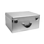 Cases By Source Tool Case 15" Storage Aluminum w/ Foam Folding Lockable Silver