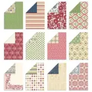 Stampin Up PRINT POETRY DESIGNER SERIES PAPER STACK 6-1/2" X 4-1/2" Retired NEW