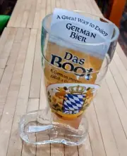 Das Boot German Beer Glass 1L w/ Bavarian Crest & Insert, Oktoberfest Mug