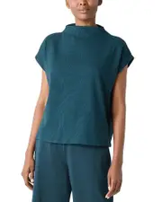 Eileen Fisher Funnel Neck Top 2X