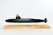 USS Francis Scott Key SSBN-657 Submarine Model(Black Hull),Scale