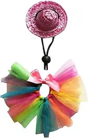 BESPORTBLE Chameleons Lizard Pet Costume Hat Skirt Set Festive Photo Props for Events