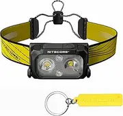 Nitecore NU25 (400L) 400 Lumen Headlamp Dual Beam USB-C Rechargeable Headlight Tag, Black