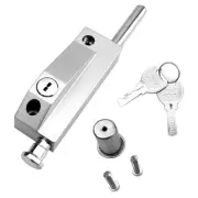 Sliding Door Lock for Window Glass Patio Doors Silver Auxiliary Security9403