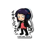 My Hero Academia Kyoka Jiro B-SIDE LABEL 1st Edition Sticker Japan Limited