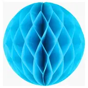 Ocean Blue Paper Honeycomb Ball
