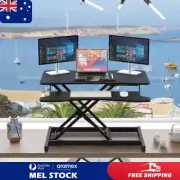 Height Adjustable Standing Desk Laptop Riser Sit Stand Computer Shelf