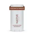 Native Natural Deodorant, Coconut & Vanilla, Aluminum Free, 2.65 oz..