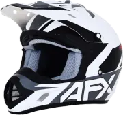 AFX FX17 Aced Helmet Matte White Md 0110-6495