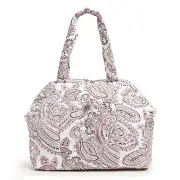 Vera Bradley Featherweight Tote Bag Sand Paisley