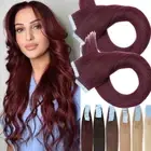 CLEARANCE Tape In Hair Extensions Remy Human Hair Weft Skin Weft Thick 150g 200g