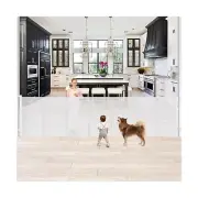 Newly Enhanced - 42" Tall × 120" Extra Wide Retractable Baby Gate Keeps Pet
