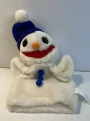 Randa Snowman Hand Puppet Kids Toy Australia Plush Soft Toy Vintage