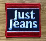South Melbourne Swans Football Club 1980 VFL jumper sponsor JUST JEANS patch AFL