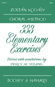 333 Elementary Exercises in Sight Singing Vocal Music Lessons Book