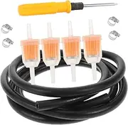 MUELODSIC Durable Fuel Line Kit with High Performance Filter Secure Clamps Precision Screwdriver for Automotive Motorcycle Compatibility Simple Installation