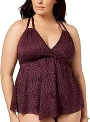 [Jessica Simpson] Womens Plus Size Crochet Swim Separates (Top and Bottom Available) Bikini Bottoms