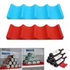 Silicone Tidy Pad Beer Rack Can Wine To Mat Bottle Bar Holder Fridge Stacking AU