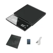 Electronic Weighing Espresso Scale Large LED Display Coffee Scale Timer