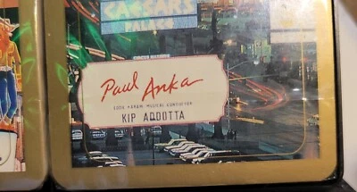 Las Vegas Strip Playing Cards Caesars Sands Horseshoe Casino Paul Anka Addotta