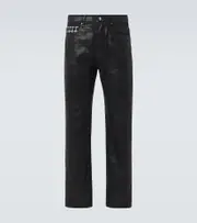 [Amiri] Amiri Ma Quad coated straight jeans 34 black