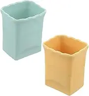 WHAMVOX Slicer Cup Set 2 Pcs Made of Stainless Steel Easy to Use Compact Safe for Home