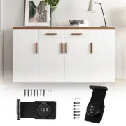 Cabinet Combination Lock 3-Digit Password Hasp Locks Zinc Alloy Cabinet·-~