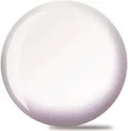 Brunswick White Viz-A-Ball Bowling Ball