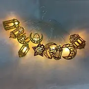 Ramadan Lights Decoration Eid Mubarak Moon Star LED String Light 3M 20LEDs Ramadan Decoration 2023 Islam Muslim Party Decor Ramadan Kareem Lights Garland On Ba
