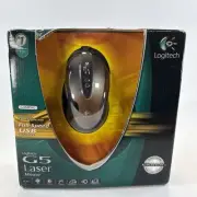 Logitech G5 Laser Gaming Mouse 2000dpi Laser Engine Weight Tuning Brand New Seal