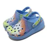 在飛比找遠傳friDay購物優惠-Crocs 涼拖鞋 Classic Tie Dye Cuti