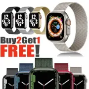 Magnetic Mesh Band Strap Loop for Apple Watch Series 8 7 38/41/42/40/44/45/49mm