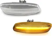 For C3 C4 For Picasso C5 DS3 DS42004-2017 2018 2019 Car Dynamic Turn Signal Indicator Lights Side Marker Light Car Dynamic Turn Signal