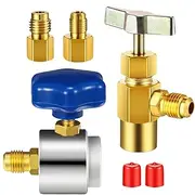 Refrigerant Can Adapter | Quick Coupler Refrigerant Connector Opener,Safe Fittings for Home Appliance Maintenance, Automotive Repair