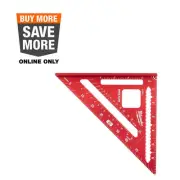 Milwaukee 7 in Rafter Square 2-Pack Aluminum Precision Machined Laser Etched