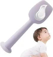 Diaper Paste Spatula | Suction Cup Diaper Rash Cream Spatula | Silicone Soft Paste Applicator Balm Tool For Rash Care Nursery Bath Cheeks