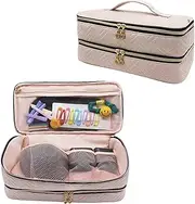 Double-Layer Travel Storage Bag Compatible with Dyson Supersonic Hair Dryer, Water Resistant Storage Bag