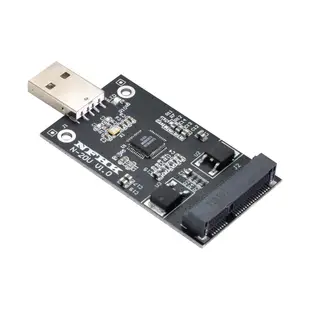 U2-008 Mini PCI-E MSATA轉USB2.0轉接卡 MSATA轉USB MSATA SSD轉USB
