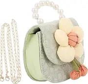 [Minkissy] Cute Flower Crossbody Purse for Little Lightweight Mini Coin Wallet Versatile Shoulder Bag for Kindergarten Charming Design and Craftsmanship