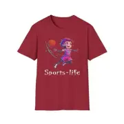 Techno Basketball 2 Unisex Softstyle T-Shirt
